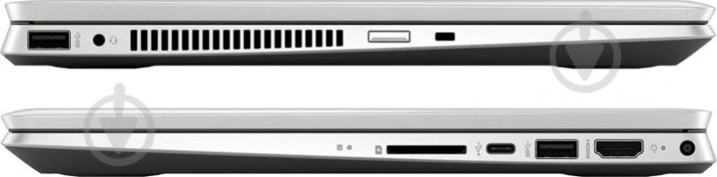 Ноутбук HP Pavilion x360 14" (7GM04EA) silver - фото 5