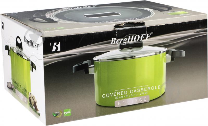 Кастрюля BergHOFF Eclipse 3,7 л 20 см зеленая - фото 4