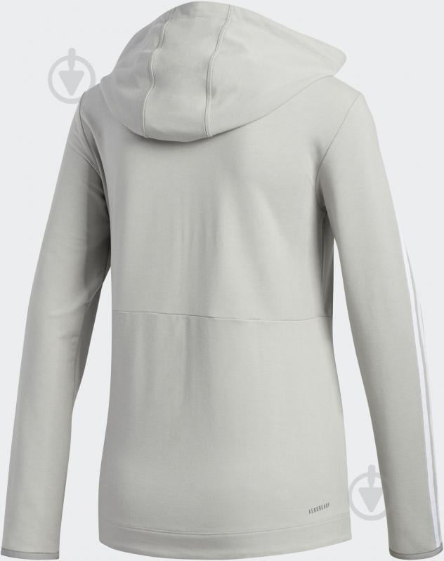 Джемпер Adidas 3S KNT FZ HOODY FL2353 р. S серый - фото 2