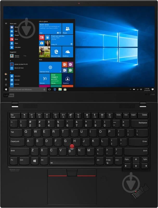 Ноутбук Lenovo ThinkPad X1 Carbon 7 14" (20QD002XRT) black - фото 5