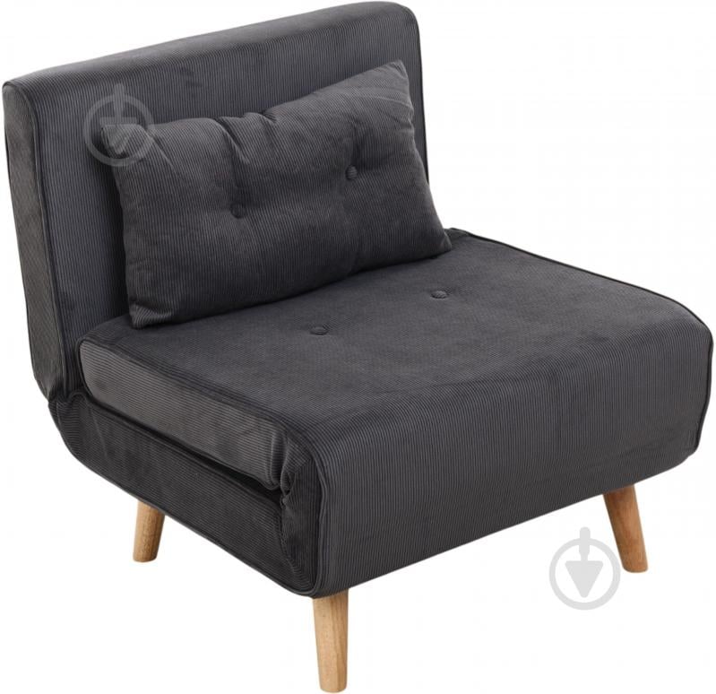 Кресло раскладное Центр Меблів НОТТ 840х810х765 мм графит - фото 1 Кресло раскладное Центр Меблів НОТТ 840х810х765 мм графит - фото 1