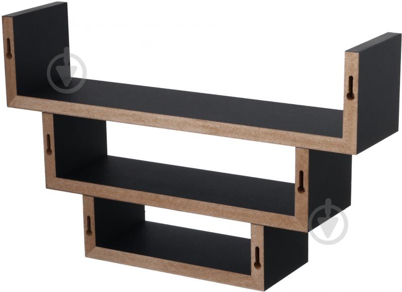 Комплект полок Нанси черный - фото 2