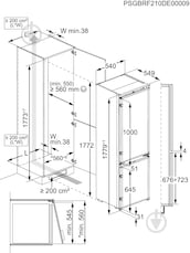 Вбудовуваний холодильник Electrolux RNG7TE18S - фото 5