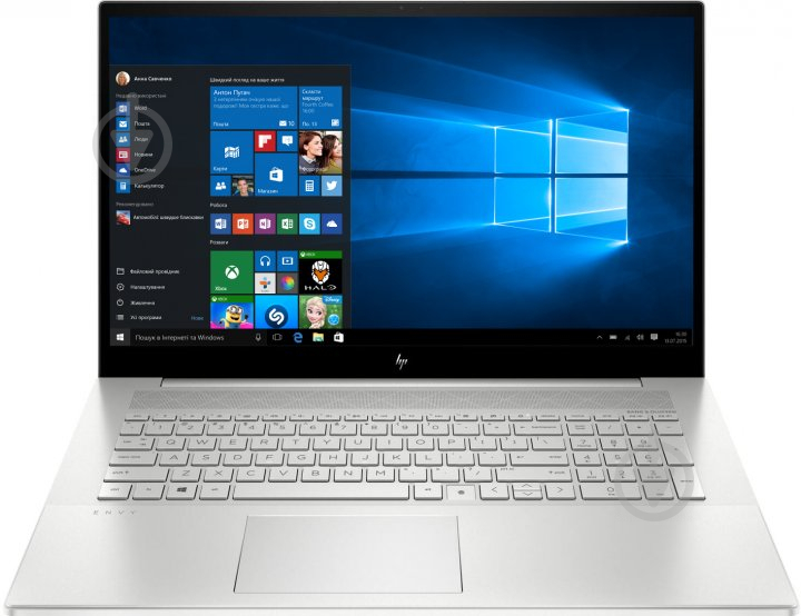 Ноутбук HP ENVY 17-cg1005ur 17,3 (2X2L3EA) silver - фото 1