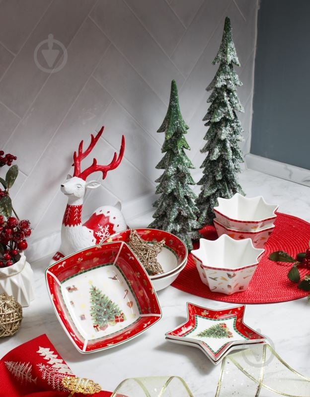 Набор салатников Lefard Christmas delight Tree 16х5,5 см 2 шт 985-157 - фото 6
