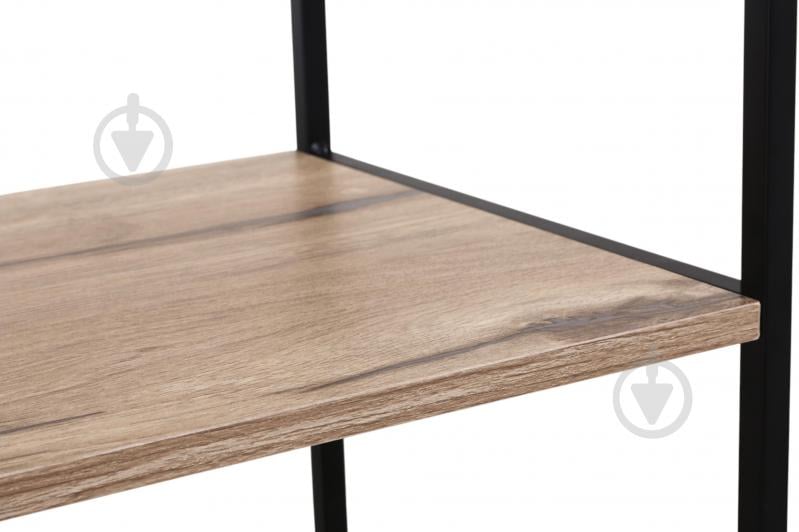 Этажерка Центр Меблів Конго 1105х500х300 мм натуральный/черный - фото 4