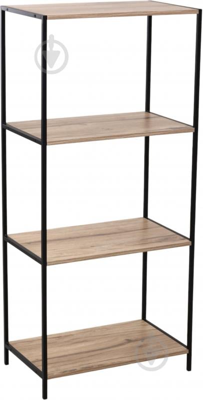 Этажерка Центр Меблів Конго 1105х500х300 мм натуральный/черный - фото 1