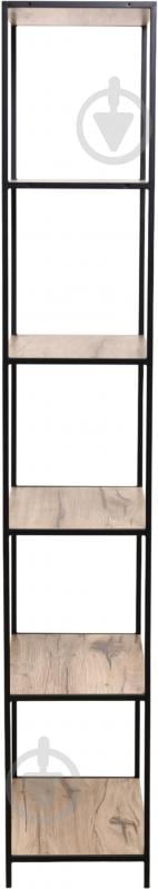 Этажерка Центр Меблів Конго 1800х500х300 мм натуральный/черный - фото 2 Этажерка Центр Меблів Конго 1800х500х300 мм натуральный/черный - фото 2