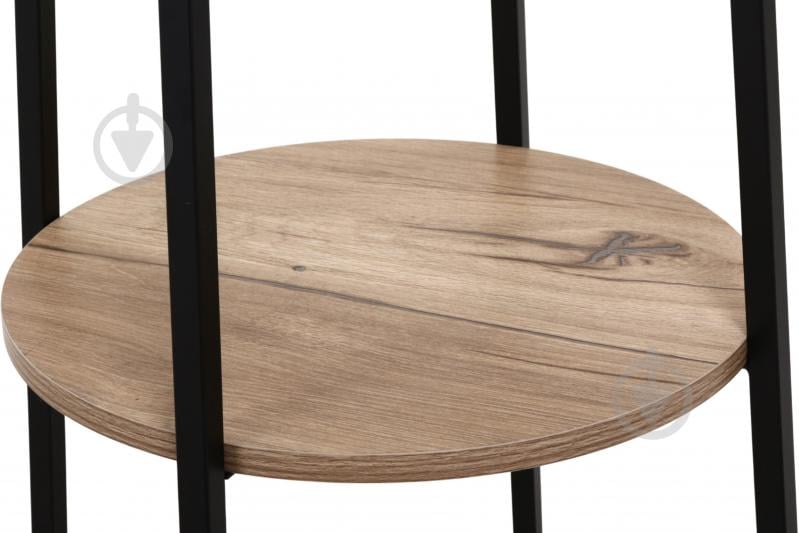 Вешалка-стойка для одежды Центр Меблів Твин 480х480х1700 мм черный/бежевый - фото 3