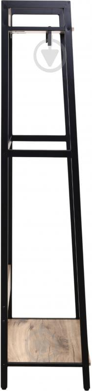Вешалка Центр Меблів Твин с полкой под обувь 640х400х1690 мм черный/бежевый - фото 3