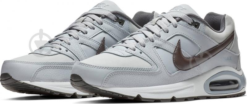 Кроссовки мужские демисезонные Nike AIR MAX COMMAND LEATHER 749760-012 р.42,5 серые - фото 1 Кроссовки мужские демисезонные Nike AIR MAX COMMAND LEATHER 749760-012 р.42,5 серые - фото 1