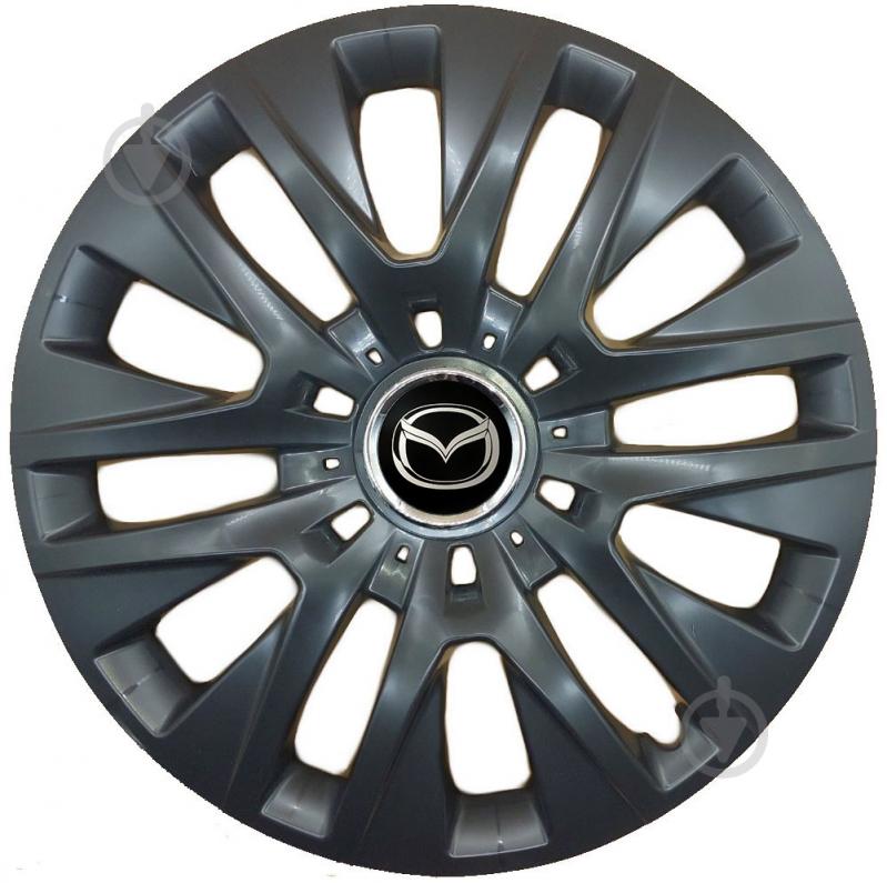 Колпак для колес SJS Mazda 429 R16" 4 шт. черный - фото 1 Колпак для колес SJS Mazda 429 R16" 4 шт. черный - фото 1