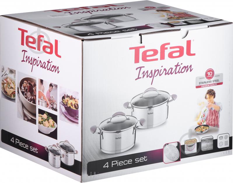 Набір каструль Tefal Inspiration 4 предмети E831S414 - фото 9