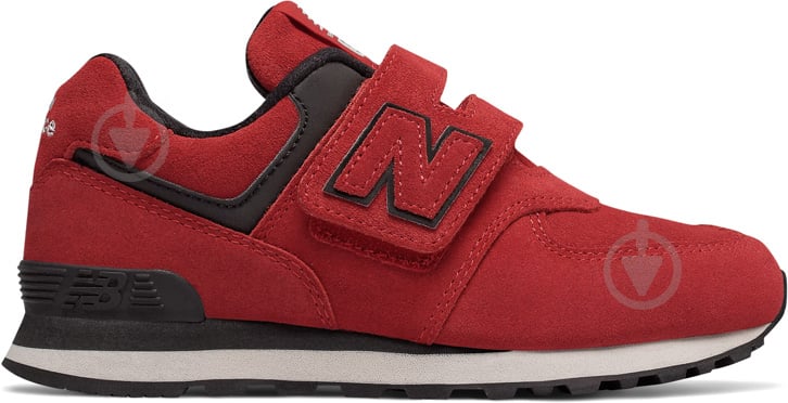 Кроссовки для девочек New Balance 574 YV574EO р.35,5 красные - фото 1