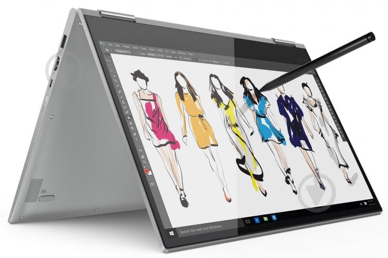 Ноутбук Lenovo Yoga 730 13,3" (81JR00B2RA) silver - фото 10