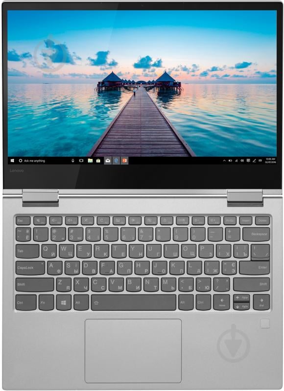 Ноутбук Lenovo Yoga 730 13,3" (81JR00B2RA) silver - фото 9