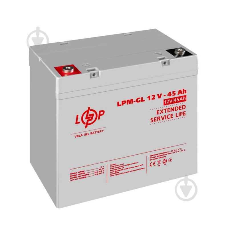 Батарея акумуляторна для ДБЖ LogicPower LPM-GL 12V - 45 Ah гелева - фото 4