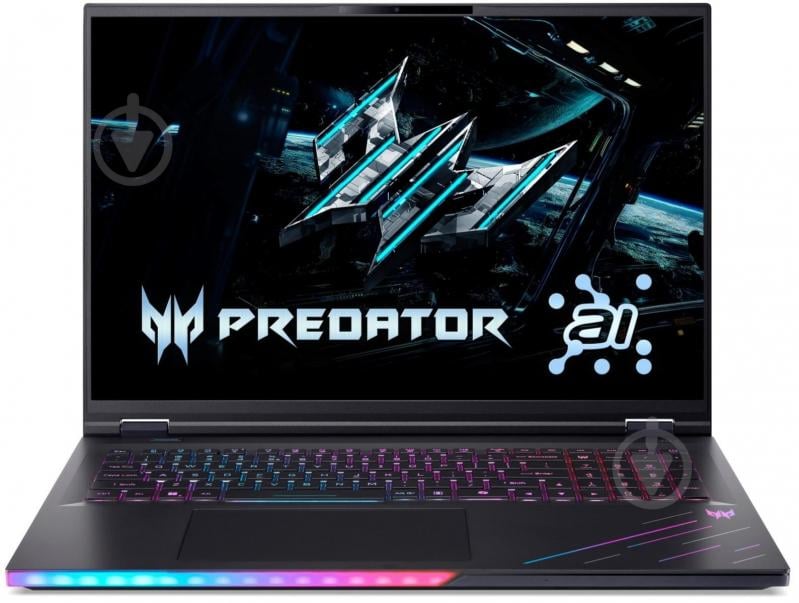 Ноутбук Acer Predator Helios 18 AI PH18-73-90GS 18" (NH.QVZEU.004) abyssal black - фото 1 Ноутбук Acer Predator Helios 18 AI PH18-73-90GS 18" (NH.QVZEU.004) abyssal black - фото 1