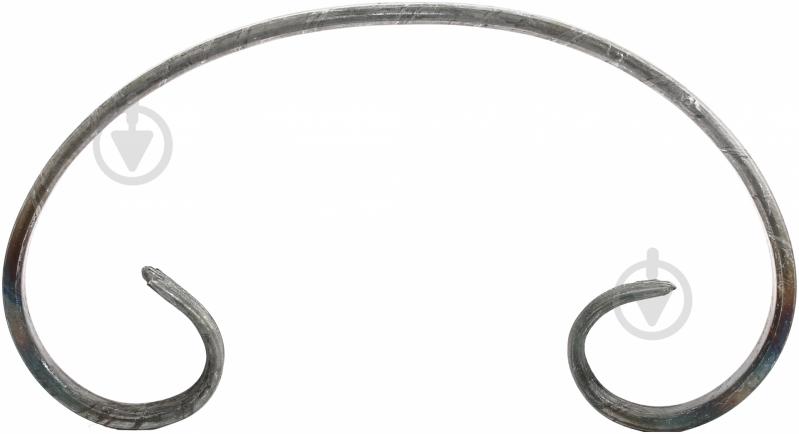 Завиток кованый 80x50 полоса 12x6 мм - фото 2