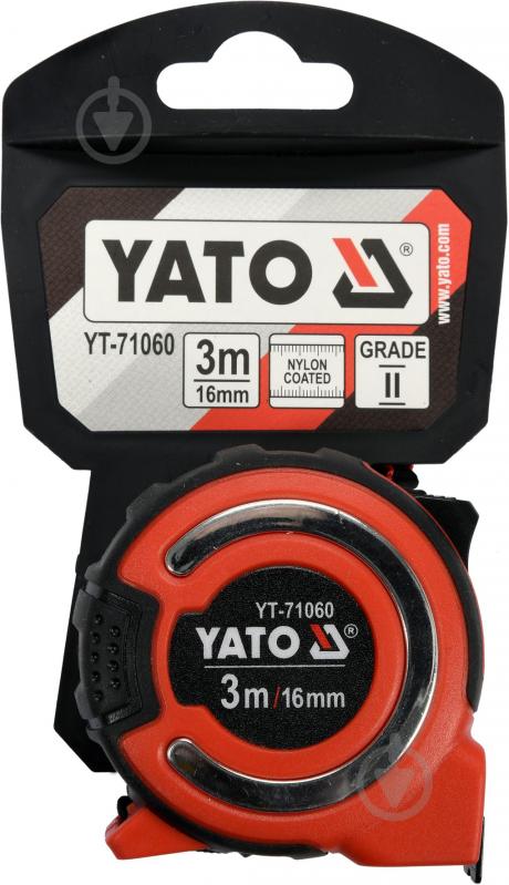 Рулетка YATO YT-71060 3  м x 16  мм - фото 3