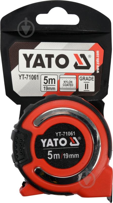 Рулетка YATO YT-71061 5  м x 19  мм - фото 2