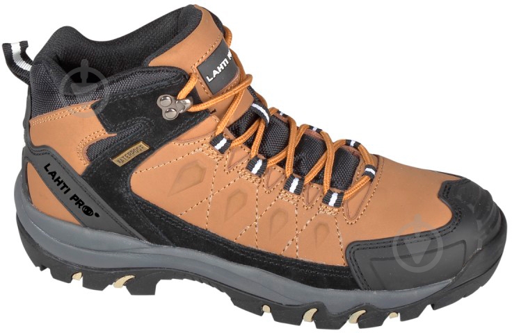 Ботинки Lahti Pro р.43 L3011443 черный с элементами коричневого и желтого - фото 1