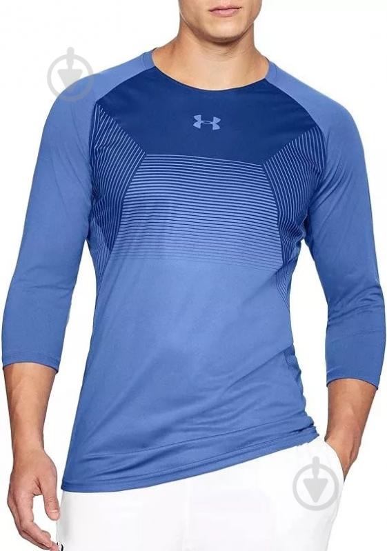 Футболка Under Armour Threadborne Vanish 1306417-584 р.S синій - фото 1