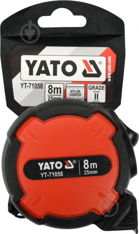 Рулетка YATO YT-71058 8  м x 25  мм - фото 3