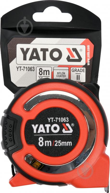 Рулетка YATO YT-71063 8  м x 25  мм - фото 3