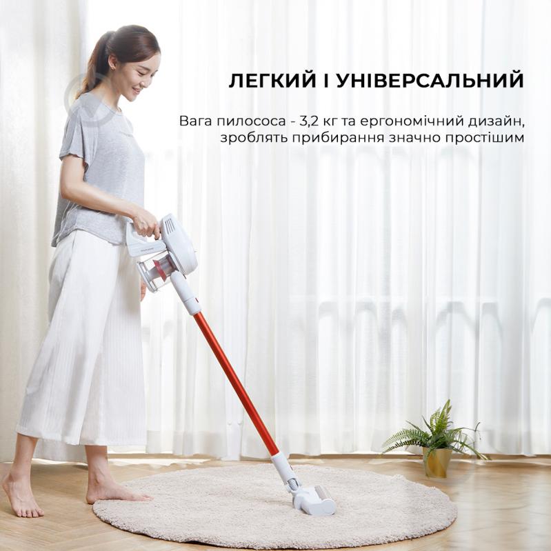 Пылесос аккумуляторный JIMMY Handheld Wireless Vacuum Cleaner White (JV51) - фото 7