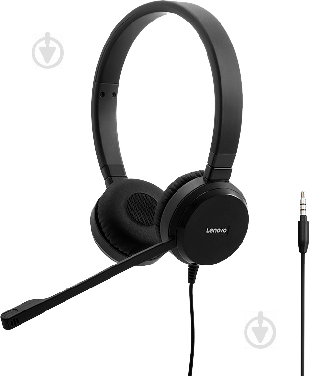 Наушники Lenovo Pro Wired Stereo VOIP Headset black (4XD0S92991) - фото 3