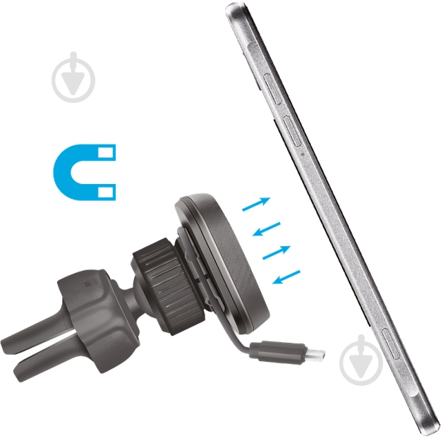 Автотримач Defender CH-129 (29130) чорний із червоним - фото 4 Автотримач Defender CH-129 (29130) чорний із червоним - фото 4