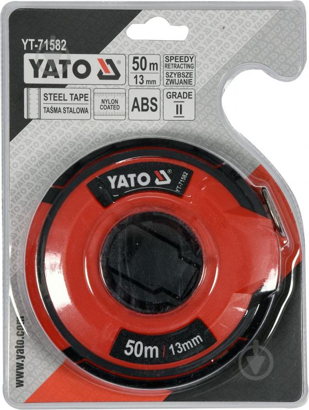 Рулетка YATO YT-71582 50  м x 13  мм - фото 3