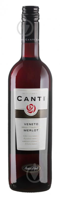 Вино Canti Merlot IGT Veneto сухе червоне 0,75 л - фото 1
