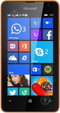 Смартфон Microsoft Lumia 430 1/8GB bright orange (A00024475) - фото 1