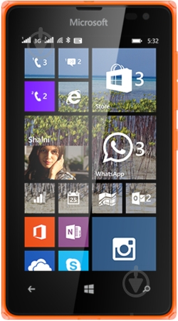 Смартфон Microsoft Lumia 532 1/8GB orange (A00023542) - фото 1