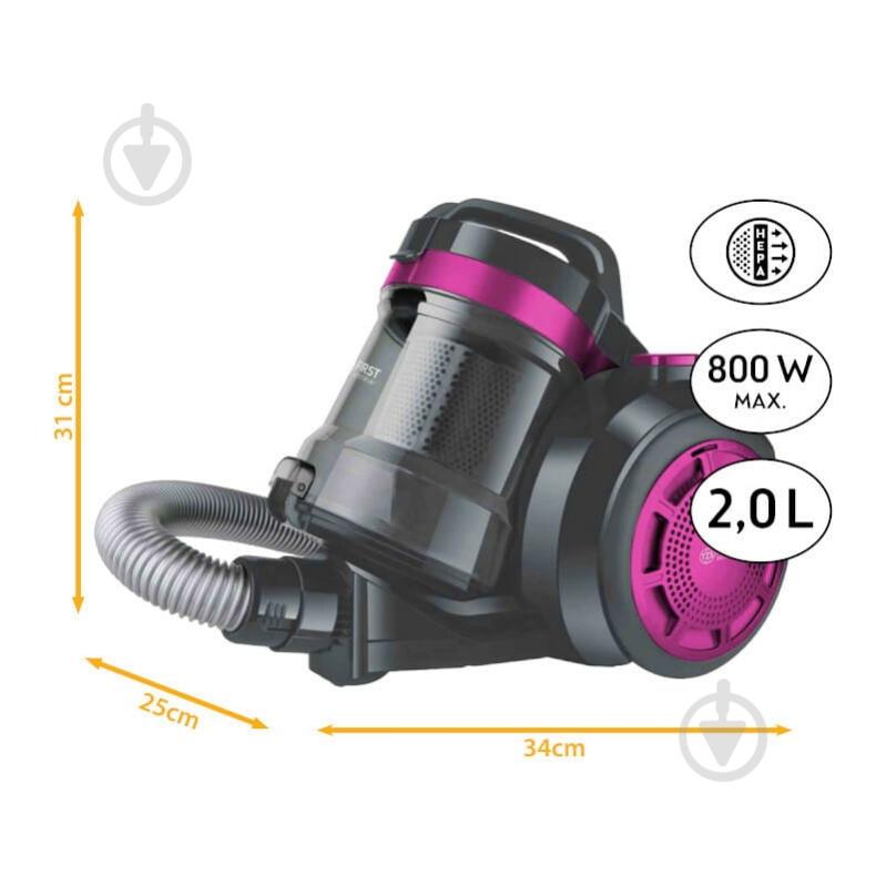 Пилосос First FA-5547-4-PU black/violet - фото 12