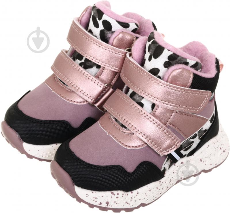 Черевики для дівчаток Emgem 24K235 р.22 рожевий - фото 1 Черевики для дівчаток Emgem 24K235 р.22 рожевий - фото 1