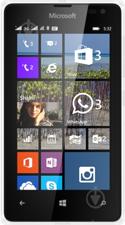 Смартфон Microsoft Lumia 532 1/8GB white (A00023541) - фото 1