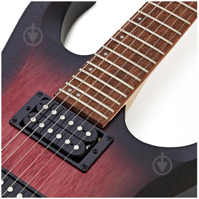 Електрогітара Cort X100 Open Pore Black Cherry Burst (X100 OPBB) - фото 6