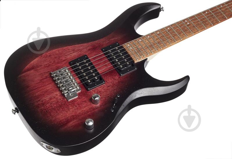 Електрогітара Cort X100 Open Pore Black Cherry Burst (X100 OPBB) - фото 4