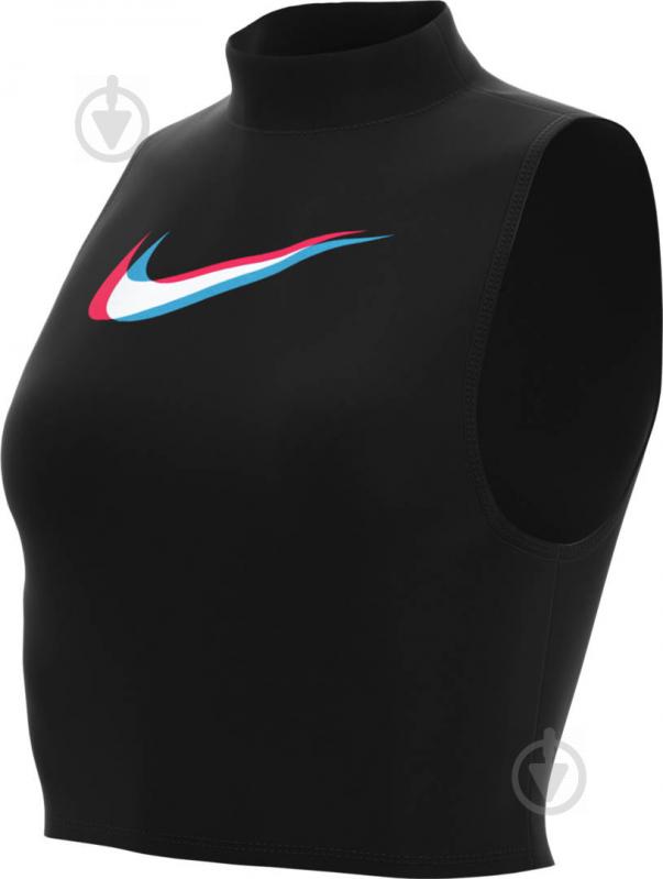 Майка Nike W NSW TANK MOCK PRNT DM4602-010 р.L черный - фото 1