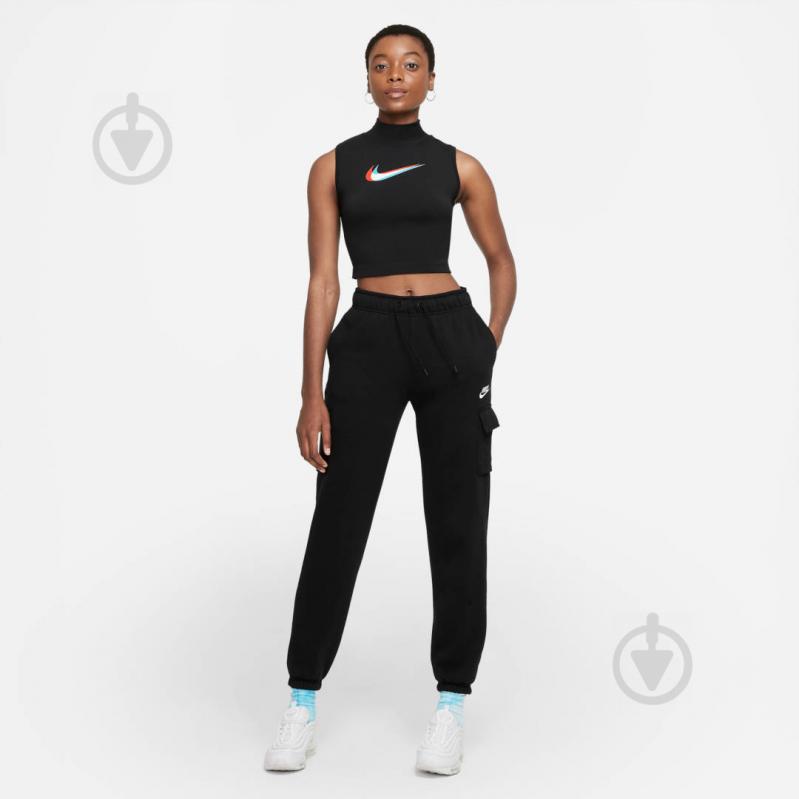 Майка Nike W NSW TANK MOCK PRNT DM4602-010 р.L черный - фото 6