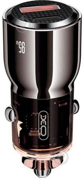 Автомобильное зарядное устройство Xo CC58 1xUSB-A/1xUSB-C 95W Car Charger Gray (CC58_TARNISH) - фото 1 Автомобильное зарядное устройство Xo CC58 1xUSB-A/1xUSB-C 95W Car Charger Gray (CC58_TARNISH) - фото 1