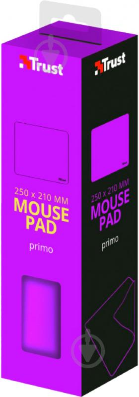 Коврик для мышки Trust Primo Mouse pad - summer purple (22757) - фото 4