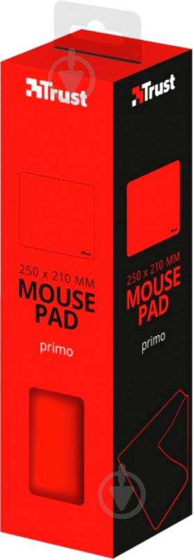 Килимок для миші Trust Primo Mouse pad - summer red (22759) - фото 4