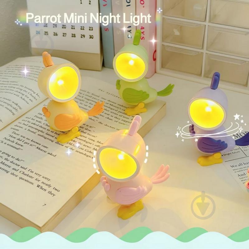 Нічник Shantou Пташка 2 Вт в асортименті FG241105042L - фото 4 Нічник Shantou Пташка 2 Вт в асортименті FG241105042L - фото 4