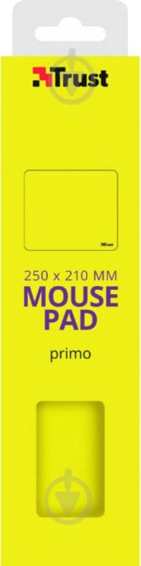 Килимок для миші Trust Primo Mouse pad - summer yellow (22760) - фото 5