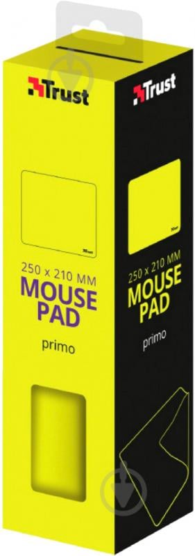 Килимок для миші Trust Primo Mouse pad - summer yellow (22760) - фото 4