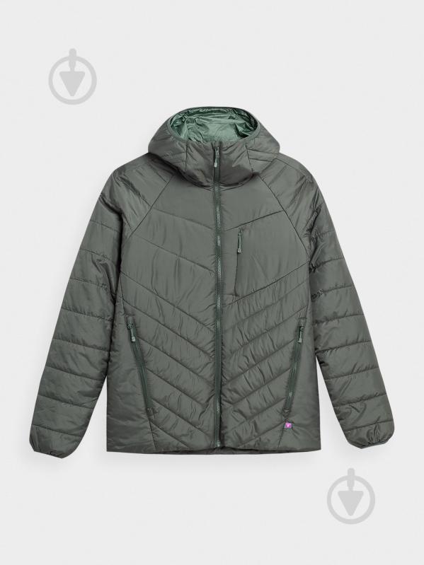 Куртка 4F DOWN JACKET M070 4FAW22TDJAM070-40S р.S зелена - фото 1